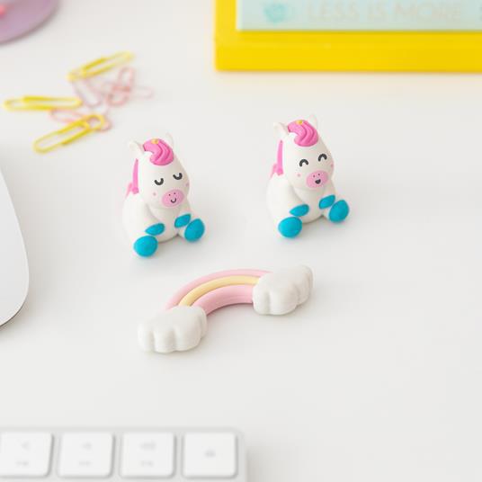 Set di gomme per cancellare sagomate - Unicorno Mr Wonderful - Mr