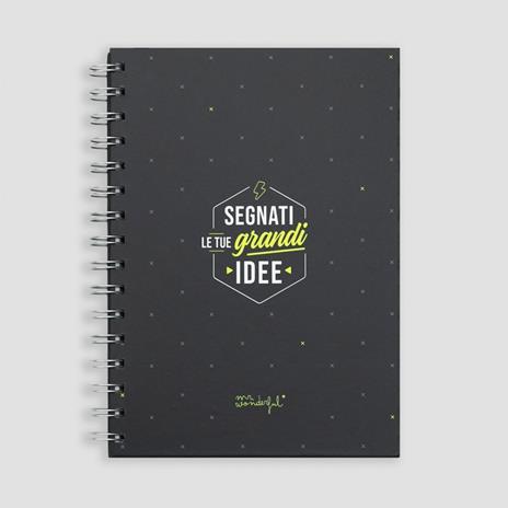 Quaderno A5 - Segnati le tue grandi idee