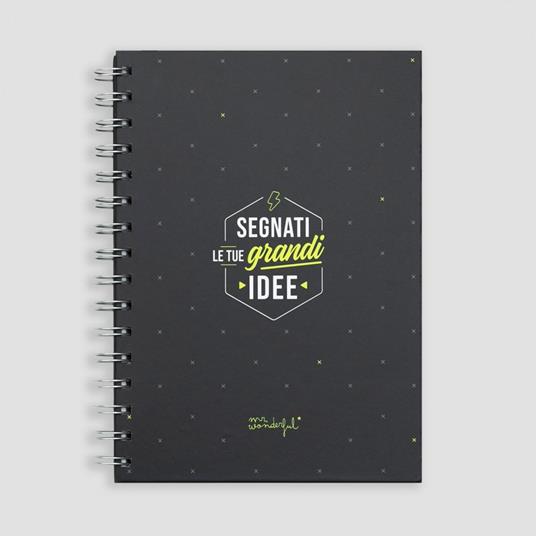 Quaderno A5 - Segnati le tue grandi idee