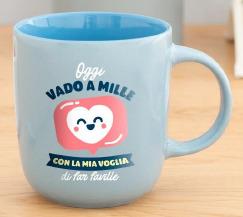 Tazza Mr Wonderful. Oggi vado a mille con la mia voglia di far faville