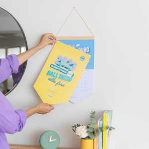 Cartoleria Calendario da parete 2023 - Un anno per essere felice, dallinizio alla fine Mr Wonderful