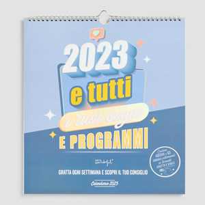 Cartoleria Calendario da muro - 2023 e tutti i tuoi sogni e programmi Mr Wonderful