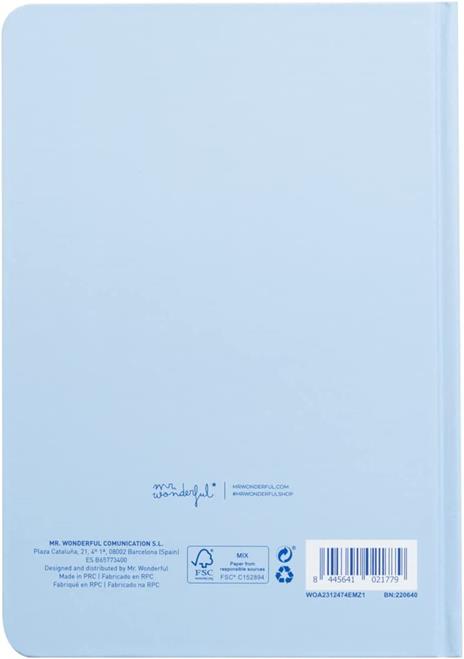 Taccuino righe A5 Mr Wonderful - I'll Do Something Amazing - 4