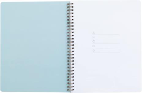 Taccuino A5, fogli bianchi a righe, con tasca interna e 3 fogli di adesivi Mr Wonderful - So Many Great Ideas - 2