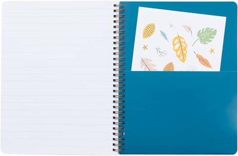 Taccuino A5, fogli bianchi a righe, con tasca interna e 3 fogli di adesivi Mr Wonderful - So Many Great Ideas - 4