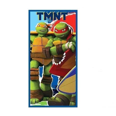 Telo Mare Tartarughe Ninja Turtles Asciugamano Cotone Spugna Bambino 70X140 - 2