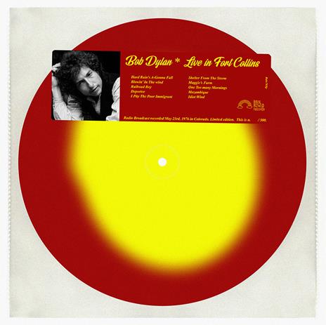 Live in Fort Collins (Red and Yellow Vinyl Limited Edition) - Vinile LP di Bob Dylan
