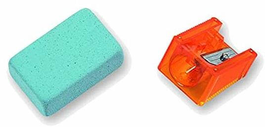 Set da 12 Magic Trio Koh-I-Noor Short + Blender + Gomma + Temperamatite - 2