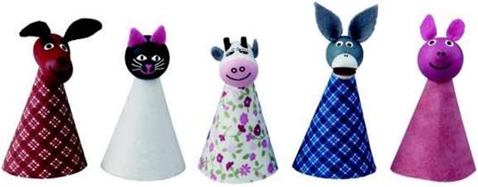 Burattini A Dito - Animali. Gioco da tavolo