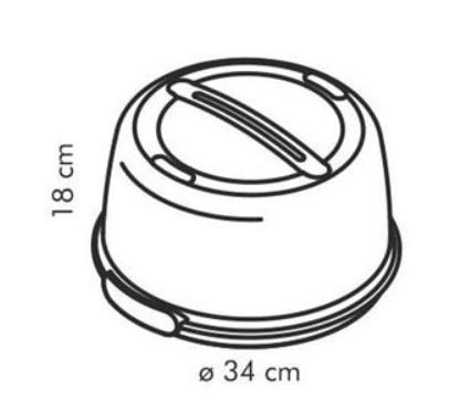 Porta Torta Refrigerante diam. 34cm