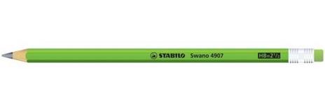 Matita in grafite - STABILO Swano fluo in Verde Fluo - Gradazione HB