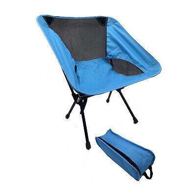 Sedia Ripieghevole Smart con Astuccio: Comoda e Pratica Azzurro/nero