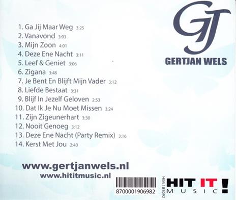 Speciaal Voor Jou - CD Audio di Gertjan Wels - 2