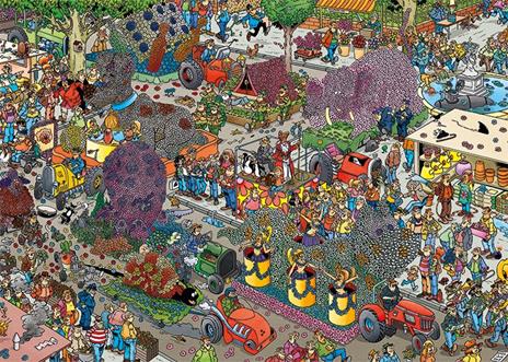 Jan van Haasteren Flower Parade 1000 pcs Puzzle 1000 pz Fumetti - 3