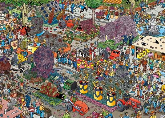 Jan van Haasteren Flower Parade 1000 pcs Puzzle 1000 pz Fumetti - 3