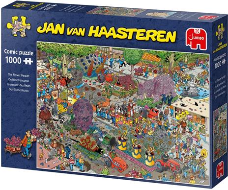 Jan van Haasteren Flower Parade 1000 pcs Puzzle 1000 pz Fumetti - 8