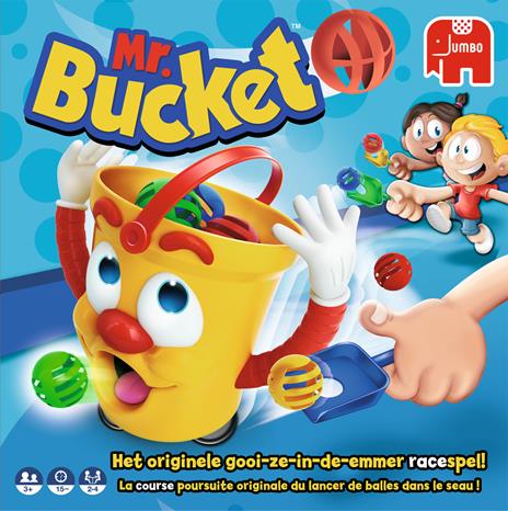 Bucket giocattolo per lo sviluppo delle abilità motorie. Jumbo (Mr) - 6