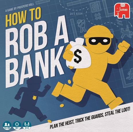 Jumbo How to Rob a Bank Board game Trivia - 2