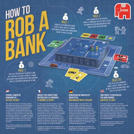 Jumbo How to Rob a Bank Board game Trivia - 3
