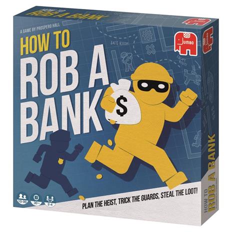 Jumbo How to Rob a Bank Board game Trivia - 8