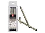 Fineliner Pigma Micro Wallet Set 3 Pezzi 0.2/0.2/0.35 Mm
