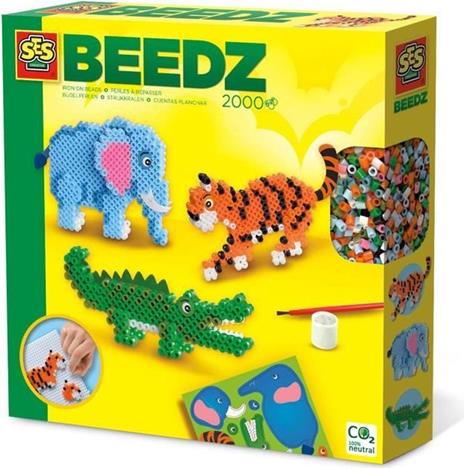 Perline termoadesive - Crea animali da safari in 3D