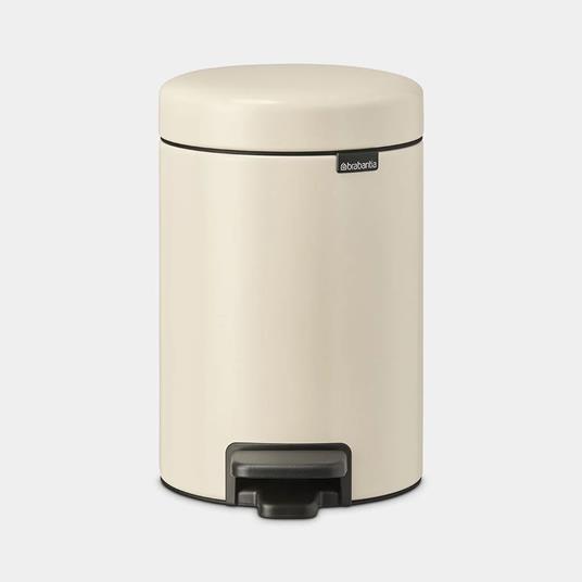 Newlcon Pattumiera A Pedale Newicon 3L Soft Beige Brabantia