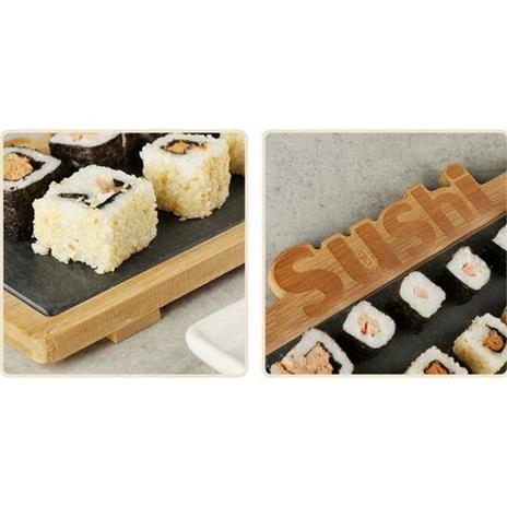 Bacchette e 2 Ciotole Your castle Set da Sushi con Vassoio Misura: 20x29.5x5 cm Regalo Cucina Asiatico servire 