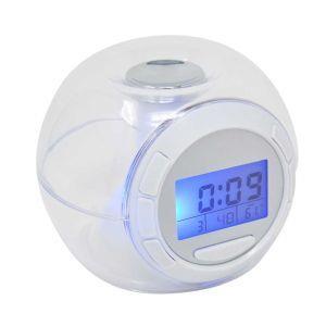 Orologio Digitale Con Luce Led Suoni Naturali Data Timer Meteo Temperatura - 2