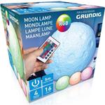 Lampada Da Tavolo Luna Luce Led Rgb Con Telecomando Moon Lamp 11,5Cm A Batteria