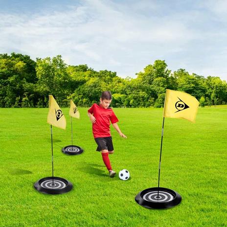 Set 8 Pezzi Ostacoli da Calcio Gioco Giochi Bambini Esterno Bersagli Allenamento - 2