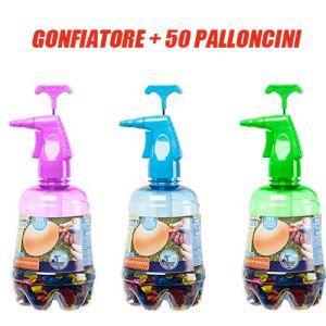 Gonfiatore Pompa Palloncini D'acqua Gavettone + 50 Palloncini
