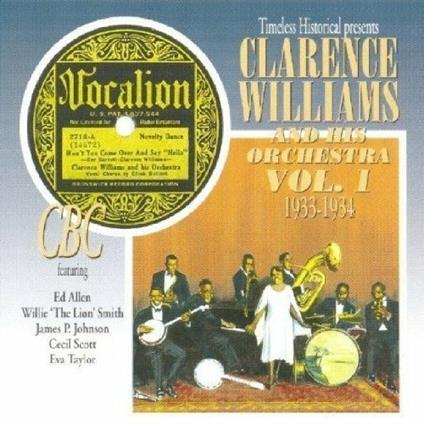 Clarence Williams Vol 1. 1933-1934 - CD Audio di Clarence Williams