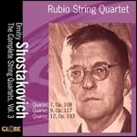 Quartetti per archi vol.3 - CD Audio di Dmitri Shostakovich