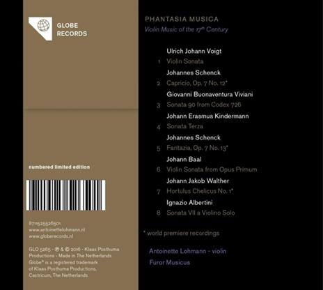 Phantasia Musica - CD Audio di Antoinette Lohmann - 2