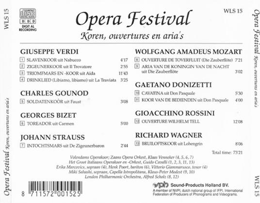 Opera Festival - CD Audio - 2