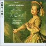 Sonate per violino - CD Audio di Ivan Khandoshkin,Alexander Chernov
