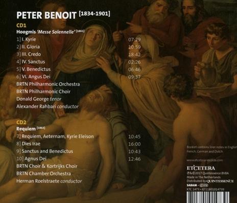 Hoogmis Messe Solennelle - Requiem - CD Audio di Peter Benoit - 2