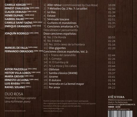 Return - CD Audio di Duo Rosa - 2