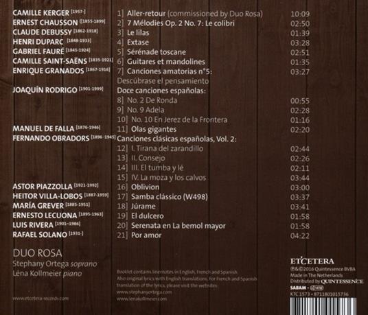 Return - CD Audio di Duo Rosa - 2