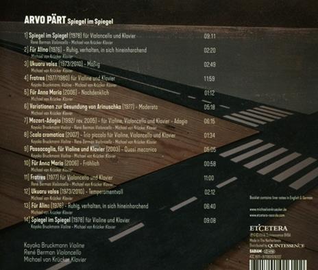 Spiegel Im Spiegel - CD Audio di A. Part - 2