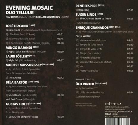 Evening Mosaic - CD Audio di Heli-Kirill Ogorodnikov Ernits - 2