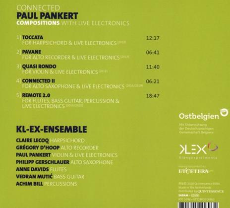 Connected - CD Audio di Paul & Kl-Ex-Ensemble Pankert - 2