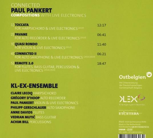 Connected - CD Audio di Paul & Kl-Ex-Ensemble Pankert - 2