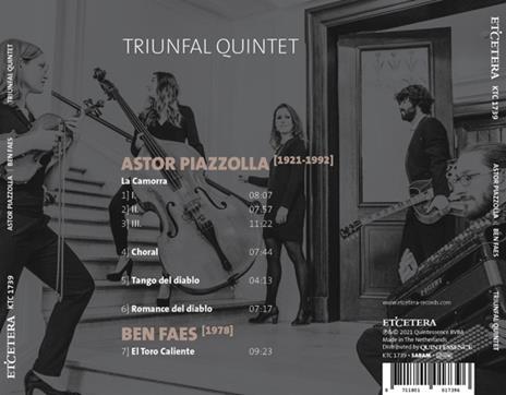 La Camorra-El Toro Caliente - CD Audio di Triunfal Quintet - 2