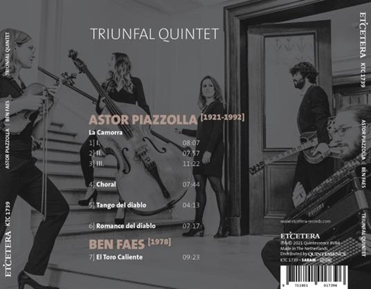 La Camorra-El Toro Caliente - CD Audio di Triunfal Quintet - 2