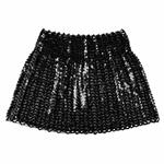 Boland: Pc. Mini Skirt Sequins Black (M Stretch). Mini Gonna Con Paillettes Nero (Taglia M)