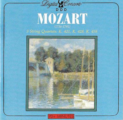 3 String Quartets K.421 - CD Audio di Wolfgang Amadeus Mozart