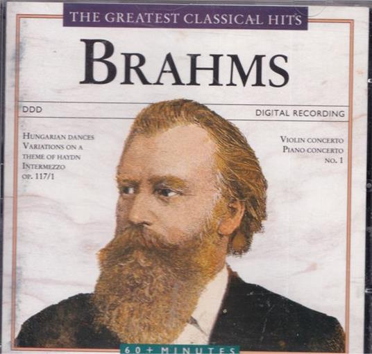 Greatest Classical Hit - CD Audio di Johannes Brahms
