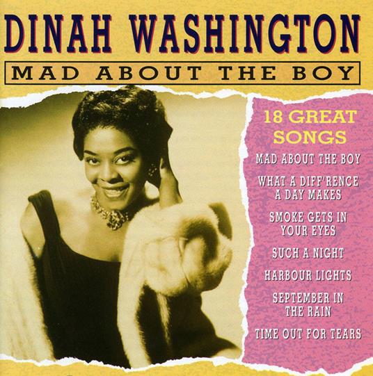 Mad About the Boy - CD Audio di Dinah Washington